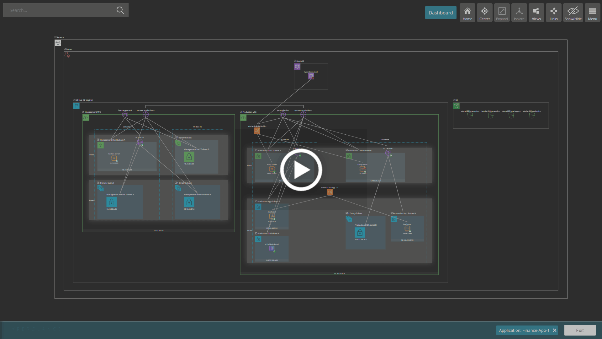 Hyperglance AWS Diagram