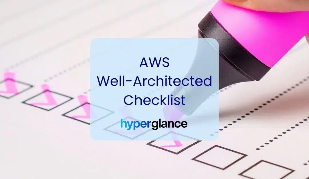 aws well architected framework checklist